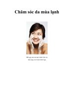 Chăm sóc da mùa lạnh pps