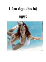 Làm đẹp cho bộ ngực ppt
