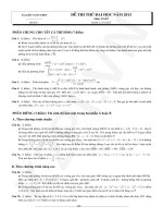 15 đề thi thử đại học môn Toán