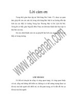 Báo cáo thực tập tại nhà hàng bia vườn 171