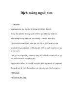 Dịch màng ngoài tim pps