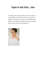 Ngàn lẻ một kiểu... tắm doc