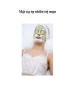 Mặt nạ tự nhiên trị mụn ppsx