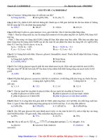 Bài tập trắc nghiệm Hóa : Carbon Hidrat pps