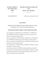 Quyết định số 564/QĐ-BNN-XD docx