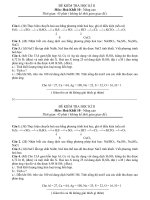 Đề kiểm tra hóa lớp 10 ppsx