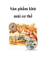 Sản phẩm khử mùi cơ thể pot
