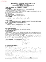 ĐỀ THI KSCL ĐẠI HỌC LẦN 1 NĂM 2011 MÔN: TOÁN, KHỐI D pps