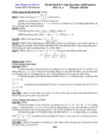 Đề thi thử đại học lần thứ nhất khối A- Môn: Toán- Trường THPT Trần Hưng Đạo ppsx