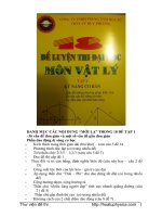 18 đề luyện thi đại học môn vật lý