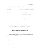 MẪU THÔNG BÁO XÁC NHẬN (Danh sách tổng hợp nhà đầu tư mua chứng khoán phát hành thêm) pot