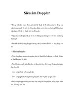 Siêu âm Doppler pptx