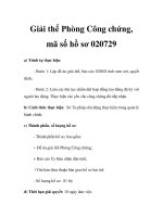 Giải thể Phòng Công chứng, mã số hồ sơ 020729 potx