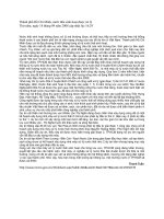 Thành phố Hồ Chí Minh, nước thải sinh hoạt được xử lý pot