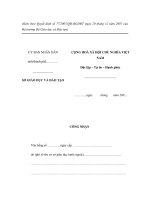 Mẫu công nhận văn bằng doc