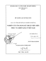 Đề tài độc lập cấp nhà nước : Ứng dụng kỹ thuật tiên tiến ghép tạng ở Việt Nam part 1 pot