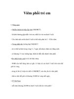 Viêm phổi trẻ em ppt