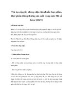 Thủ tục cấp giấy chứng nhận tiêu chuẩn thực phẩm, thực phẩm thông thường sản xuất trong nước Mã số hồ sơ 148275 docx