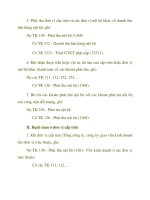 Tìm hiểu phương pháp hạch toán và một số nghiệp vụ kinh doanh chủ yếu phần 3 pptx