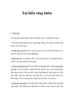 Tai biến răng khôn docx