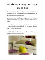 Biến tấu với các phong cách trang trí nhà đa dạng doc