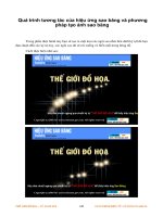 Quá trình tương tác của hiệu ứng sao băng và phương pháp tạo ảnh sao băng p1 pptx