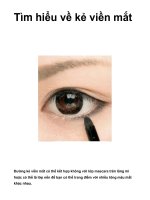 Tìm hiểu về kẻ viền mắt pptx