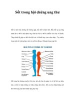 Sốt trong hội chứng ung thư docx