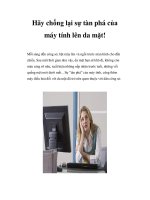 Hãy chống lại sự tàn phá của máy tính lên da mặt! pot