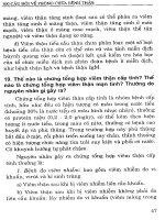 100 Câu hỏi về phòng chữa bệnh thận part 3 potx