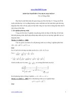 ỨNG DỤNG ĐẠO HÀM TRONG ĐỀ THI ĐẠI HỌC docx