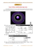 Quá trình hướng dẫn tạo trình bảo vệ màn hình trong thiết kế p3 pptx