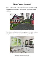 Vẻ đẹp ''''không gian xanh'''' docx