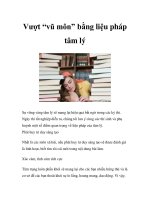 Vượt “vũ môn” bằng liệu pháp tâm lý doc