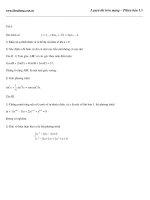 Đề Luyện Thi Thử Tốt Nghiệp - Đại Học Năm 2011 - Số 40 pot