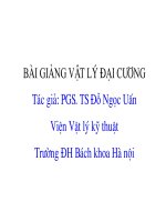 Vật lý đại cương - Vật lý nguyên tử phần 1 pps
