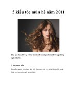 5 kiểu tóc mùa hè năm 2011 pps