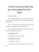 Giải thể Trung tâm Kỹ thuật Tổng hợp - Hướng nghiệp-Mã số hồ sơ 160337 ppsx