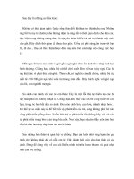 Sự thật về sữa mẹ và sự phát triển các giác quan ở trẻ nhỏ - 5 ppt