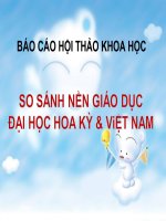 So sánh nền GD Hoa Kỳ - Việt Nam docx