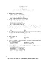 KÌ THI THỬ ĐẠI HỌC NĂM HỌC 2010-2011- BÀI SỐ 38 pot