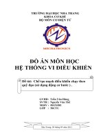 Luận văn: Chế tạo mạch điều khiển chạy theo quỹ đạo (sử dụng động cơ bước ) doc