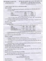 Đề thi tốt nghiệp trung học phổ thông năm 2011 môn Địa lý - Hệ giáo dục trung học phổ thông ppsx