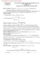 KỲ THI THỬ ĐẠI HỌC LẦN 3 NĂM 2011 Môn Toán- TRƯỜNG THPT CHUYÊN NGUYỄN HUỆ pot