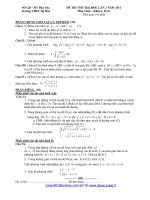 ĐỀ THI THỬ ĐẠI HỌC LẦN 2 NĂM 2011 Môn Toán - Khối A, B, D - Trường THPT Hạ Hòa potx