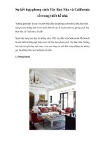 Sự kết hợp phong cách Tây Ban Nha và California cổ trong thiết kế nhà pps