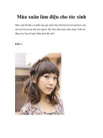 Mùa xuân làm điệu cho tóc xinh pps