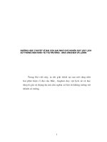 Những học thuyết vĩ đại của hai nhà chủ nghĩa duy vật lịch sử trong nền kinh tế thị trường :Mac-Anghen và Lenin phần 1 ppsx