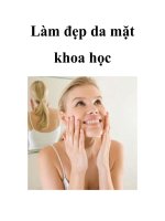 Làm đẹp da mặt khoa học pptx