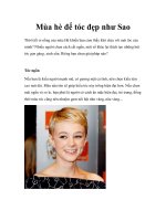 Mùa hè để tóc đẹp như Sao docx